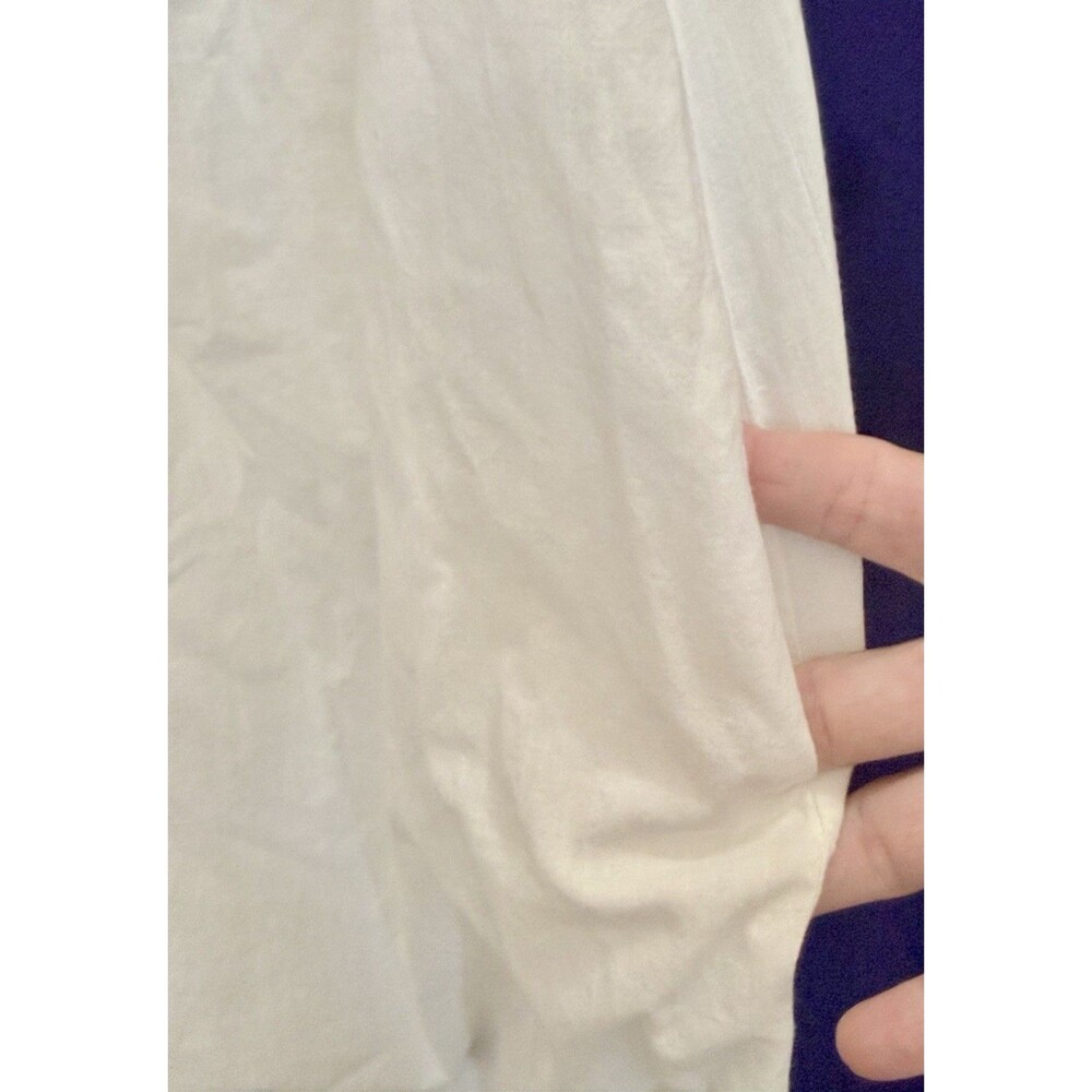 NWOT Vtg 80s Eileen West White Cotton Lawn Nightgown Pockets Lace L Prairecore - Picture 8 of 14